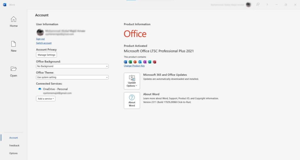  Ms Office 2021 license interfare