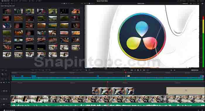 DaVinci Resolve Studio 18.6 user interface